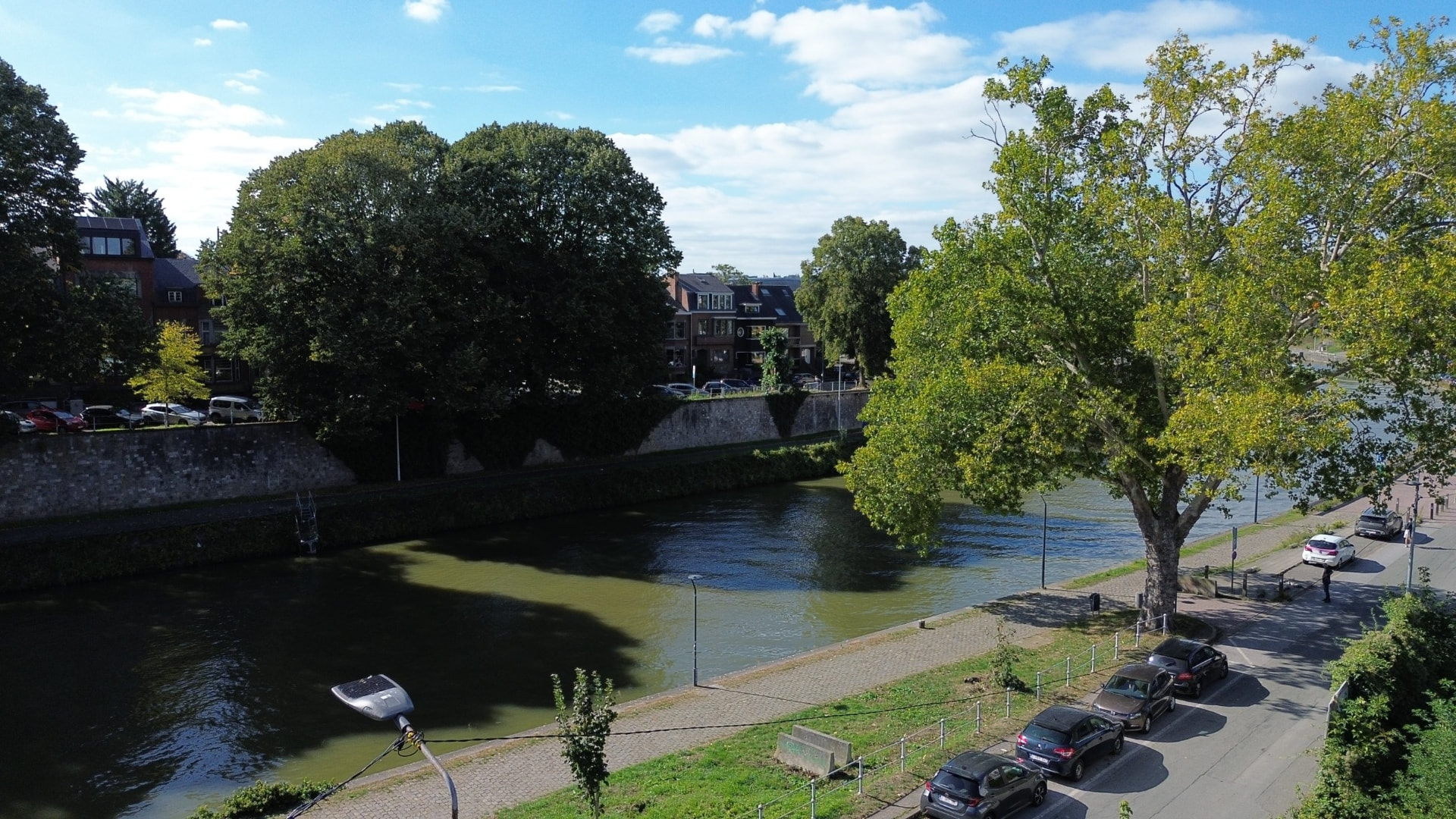 La Sambre vue du drone